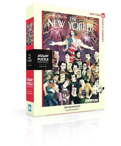 New York Puzzle Company - New Yorker The Melting Plot - 1000 Piece Jigsaw Puzzle