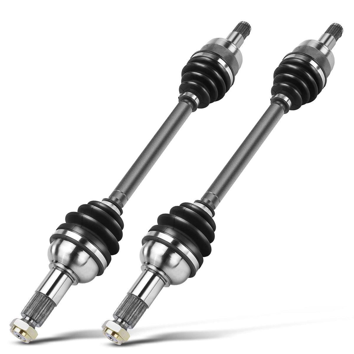 A-Premium Pair (2) Front CV Axle Shaft Assembly Compatible with Yamaha Grizzly 700 2014 2015, Driver and Passenger Side