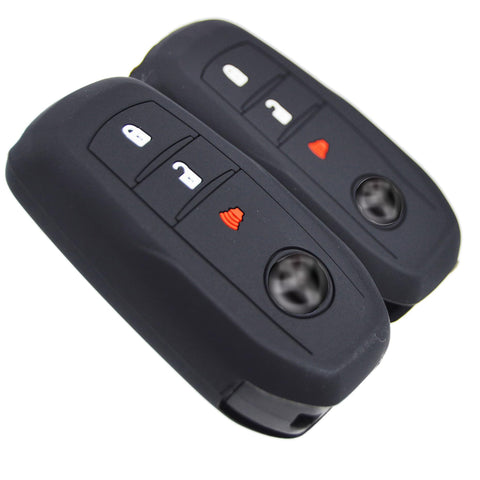 Silicone 3 Buttons Key Fob Cover for Toyota 2019+ Land Cruiser 2021+ Venza RAV4 Corolla Se Grand Highlander Tundra Crown Tacoma TRD