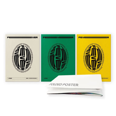 ATEEZ - ZERO : FEVER EPILOGUE Album Set [A Ver. + DIARY Ver. + Z Ver.] (Folded Poster), CMCC11681