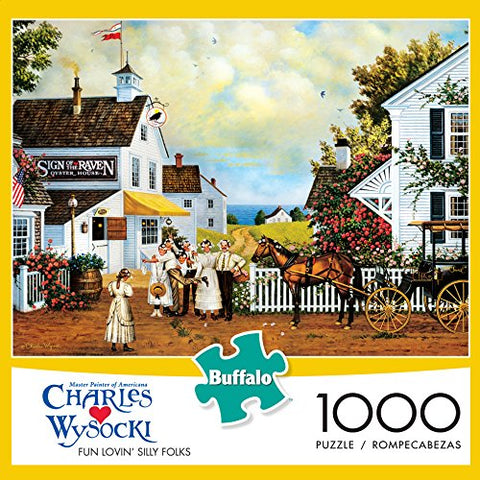 Buffalo Games - Charles Wysocki - Fun Lovin' Silly Folks - 1000 Piece Jigsaw Puzzle