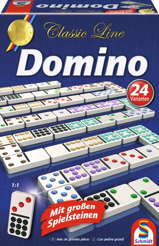 Schmidt Spiele 49207 - Classic Line - Domino Family Game