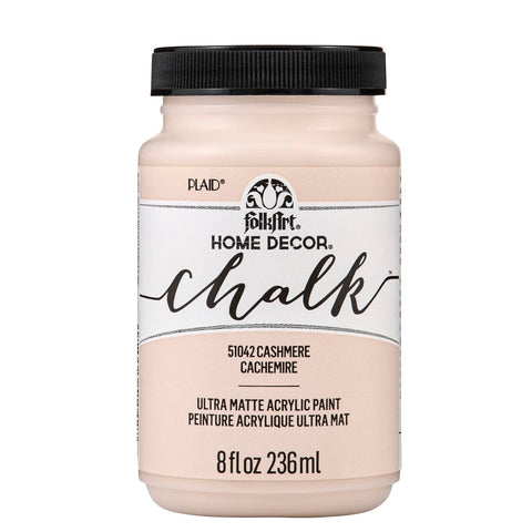 FolkArt, Cashmere Home DÃ©cor Chalk 8 fl oz Acrylic Craft Paint with an Ultra Matte Finish, 51042