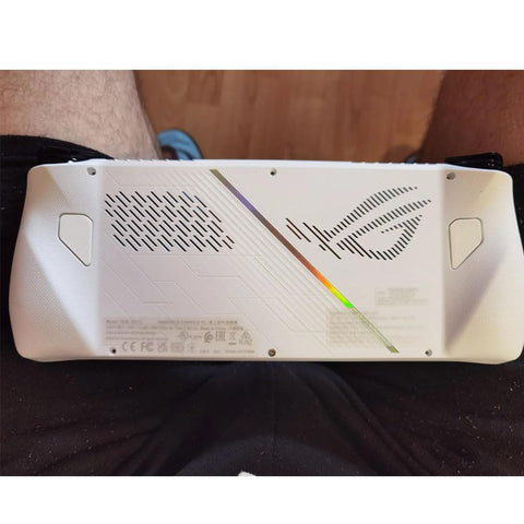 For Rog Ally Handheld Game Consoles Flat Back Buttons Replacement Parts 3D Printing Comfortable Feel Easier To Grasp 3 Colors (white)