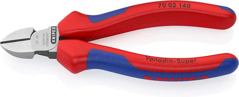 Knipex 70 02 140 SB Diagonal Cutter 5,51" with soft handle in blister packaging