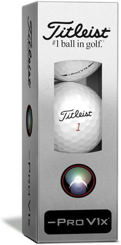 Titleist Pro V1X Left Dash Golf Balls - New Sleeve - 3 Balls