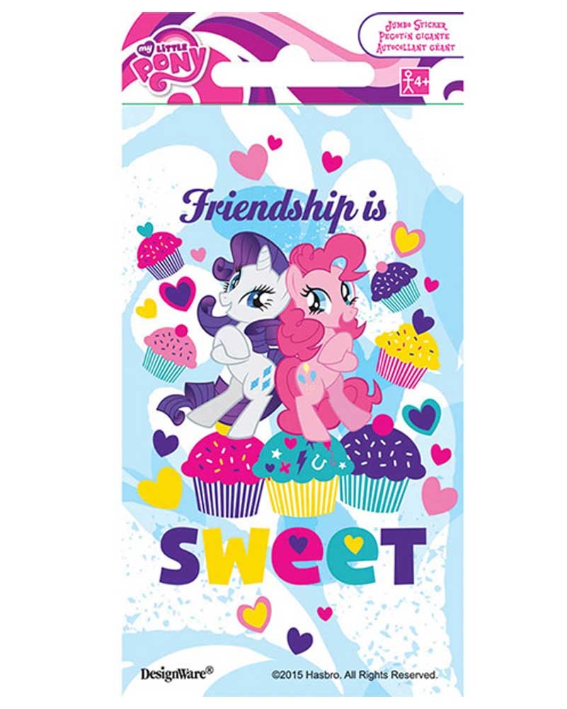 My Little PonyÃƒÂ¢Ã¢â‚¬Å¾Ã‚Â¢ Jumbo Sticker | Party Favor