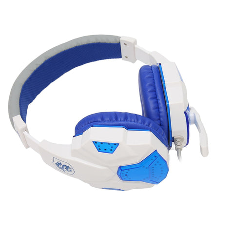 Gaming Headset, USB Plug Dual 3.5mm Plug Flexible Adjustable Volume Noise Filtering Wired Headset for Laptop