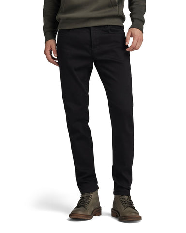 G-Star Raw Men's 3301 Slim Fit Jeans, Pitch Black, 32W x 32L