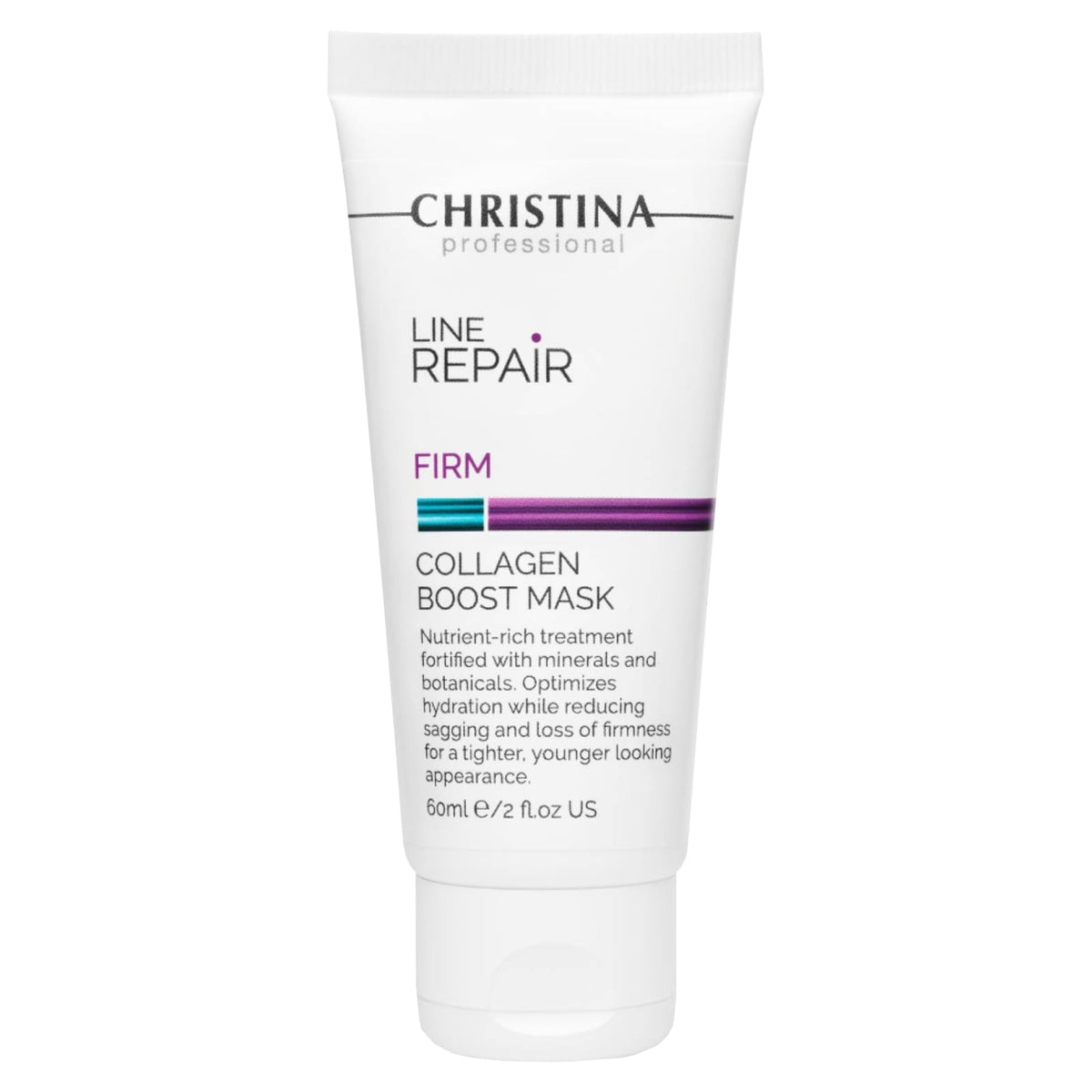 '-CHRISTINA- Line Repair Collagen Boost Facial Mask with Hyaluronic Acid | Anti-Aging, Restoring, Smoothing and Elasticity Increasing Face Masks Skincare | For All Skin Types 60ml / 2 fl.oz