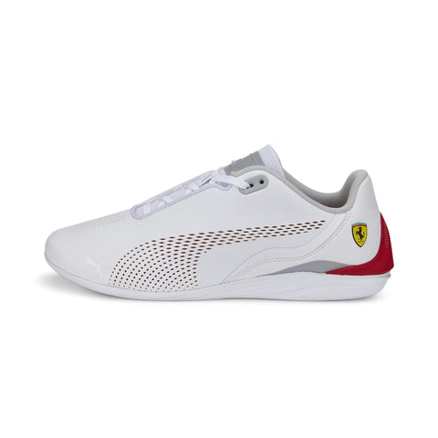 PUMA Mens Ferrari Drift Cat Decima Sneaker, PUMA Mens White-Rosso Corsa, 13