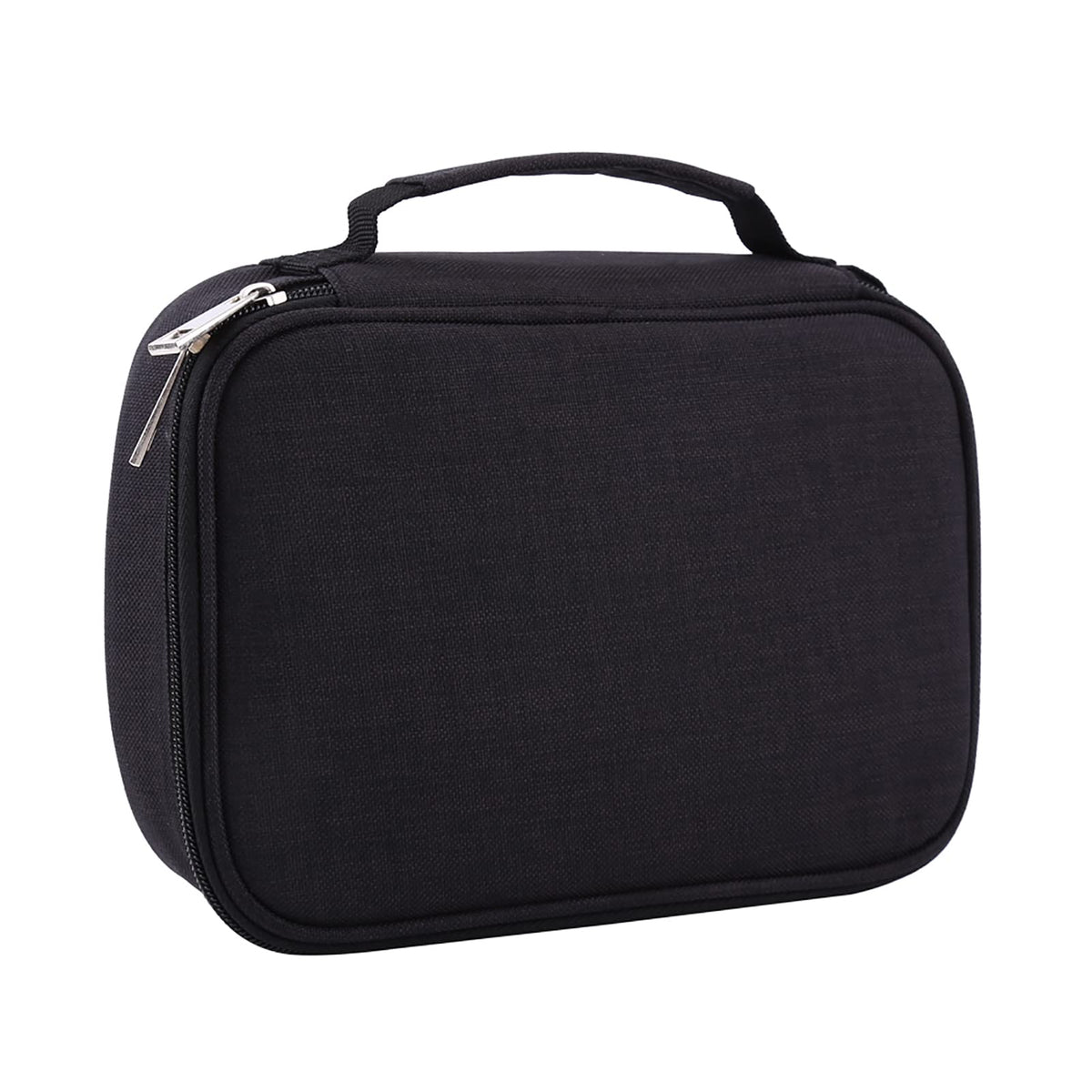 72 Slots Foldable Fabric Pencil Case Large Capacity Zippered Pen Bag Pouch with Handle Strap Multi-Layer Art Pencils Storage Organizer Stationary Case (Color : Black)