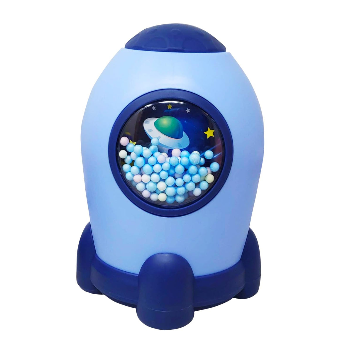 PARTEET Space Shape Gullak Money Bank with Number Code Lock | Secure Piggy Bank for Kids & Adults | Unique Coin Savings Box | Ideal Gift with Password Protection, Coin Box for Kids, Money Bank(Blue)