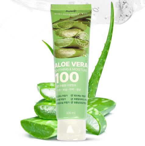 SELY Korean Cosmetics Soothing Moisture Aloe Vera Gel (100ml (3.3oz))
