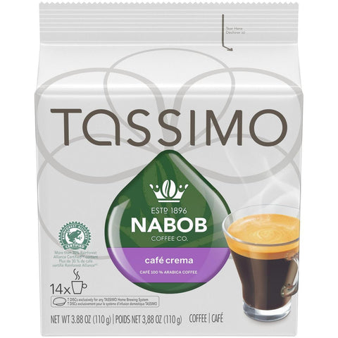 Tassimo Nabob CafÃ© Crema Coffee - 14 T-discs for Tassimo Coffeemakers