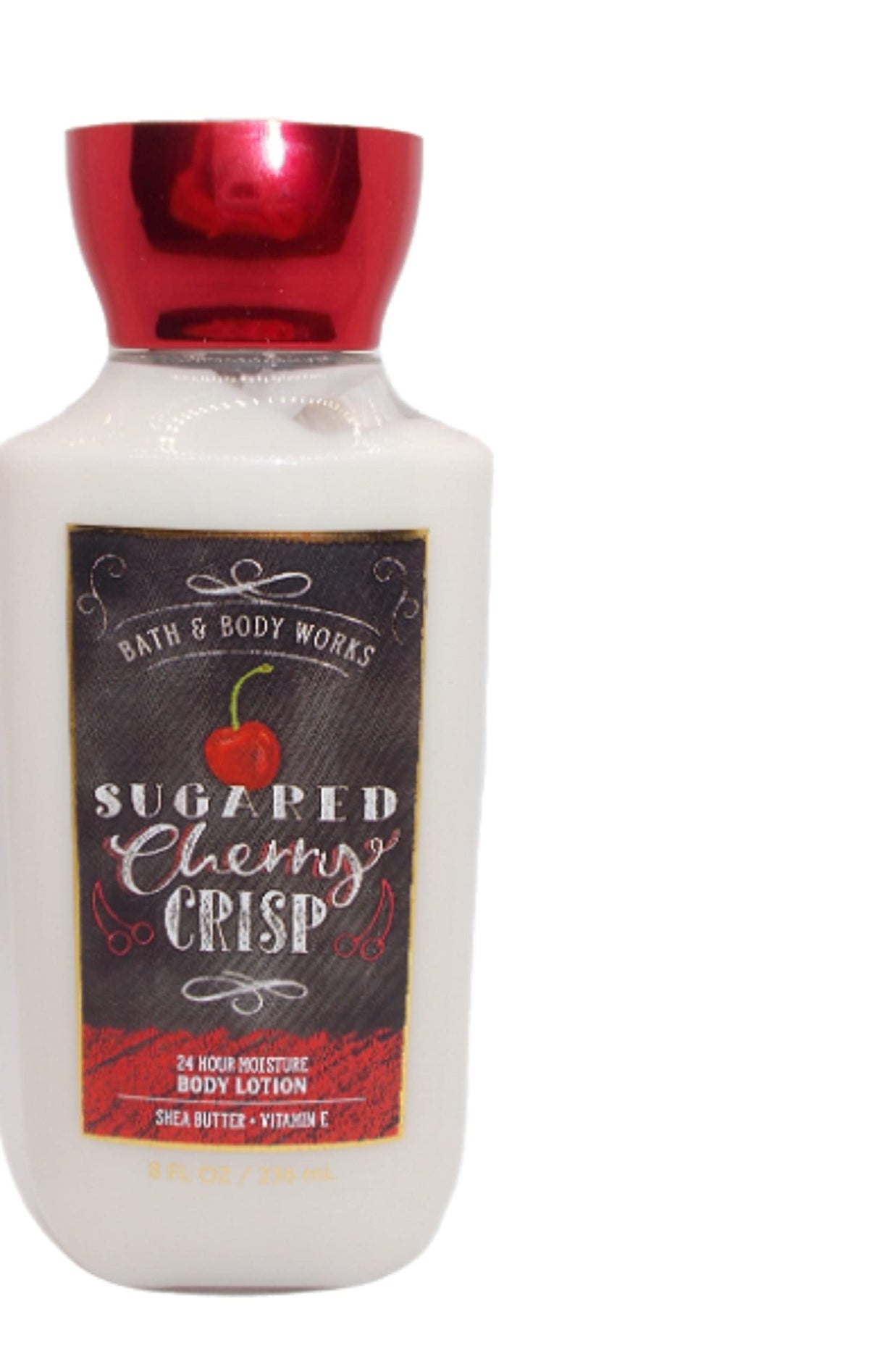 Bath and Body Works Sugared Cherry Crisp Lotion 8 Ounce Full Size