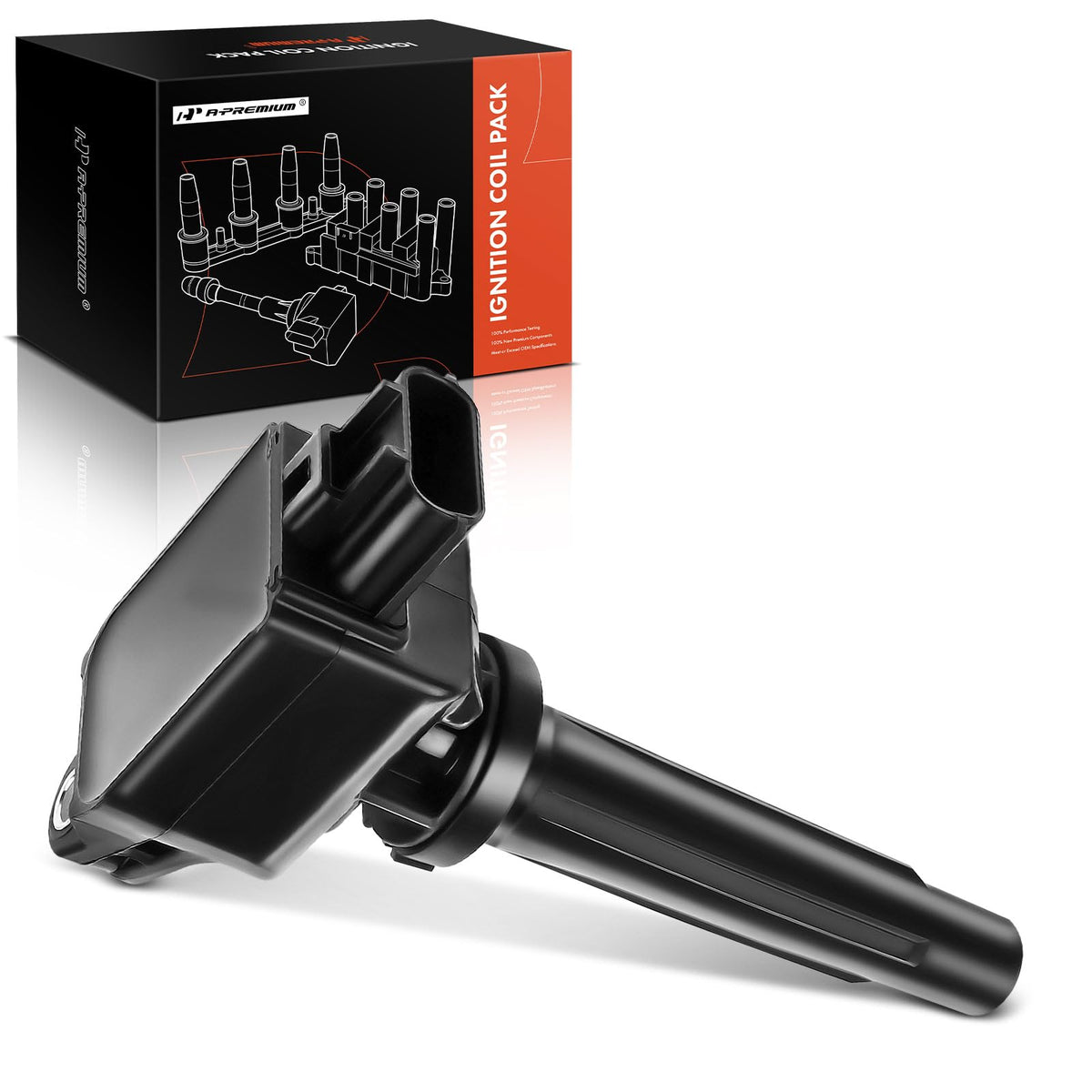 A-Premium Ignition Coil Compatible with Scion iA L4 1.5L 2016 & Toyota Yaris 2019 L4 1.5L, Yaris iA 2017-2018 L4 1.5L