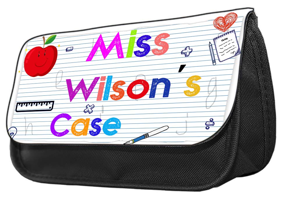 Getagift Personalised Teachers Any Name, Pencil Case. Make up case