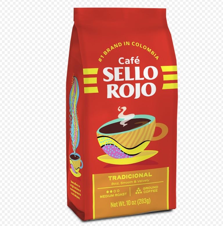Sello Rojo, Tradicional Medium Roast Ground Coffee Bricks, 8.8 oz, Pack of 3