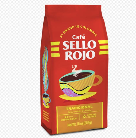 Sello Rojo, Tradicional Medium Roast Ground Coffee Bricks, 8.8 oz, Pack of 3