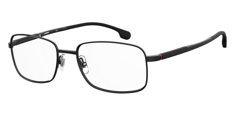 Carrera Men's 8848 Rectangular Prescription Eyewear Frames, Matte Black, 55mm, 18mm