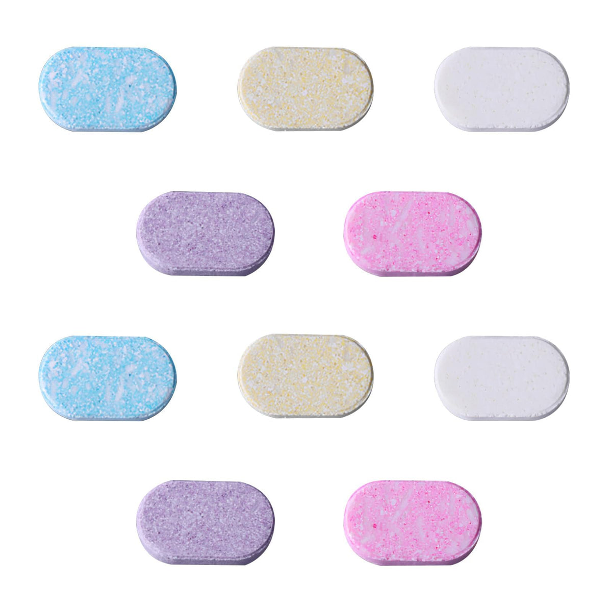10 Pcs Foaming Hand Soap Refill Tablets, Plastic Free Wash Pods Sustainable Eco-friendly Hand Foam Wash Refill Tablets, Effervescent Liquid Soap Tabs for Kitchen Bathroom, 5 Variety Fragrance, 7g each