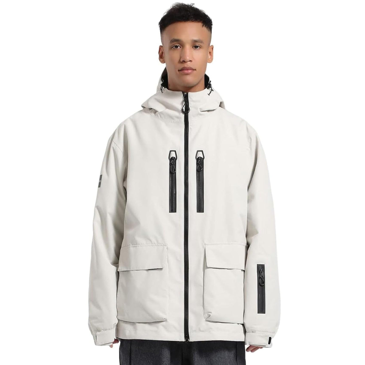 GSOU SNOW Women Men Ski Jacket Snowboard Snow Coat Waterproof Windproof Snow Jacket Insulated Hooded Warm Winter