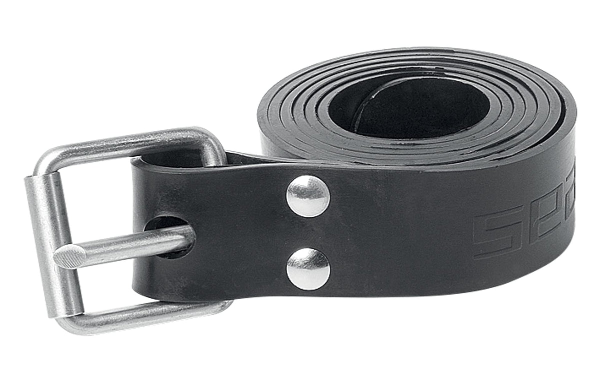 SEAC Marseilles Belt, Rubber belt for freediving, Length 145 cm, Made in Italy