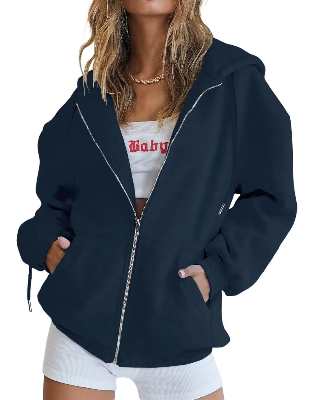 Allegra K Women's Open Front Office Work Business Casual Lightweight Crop Suit Blazer Jackets Large Hot Pink-Solid