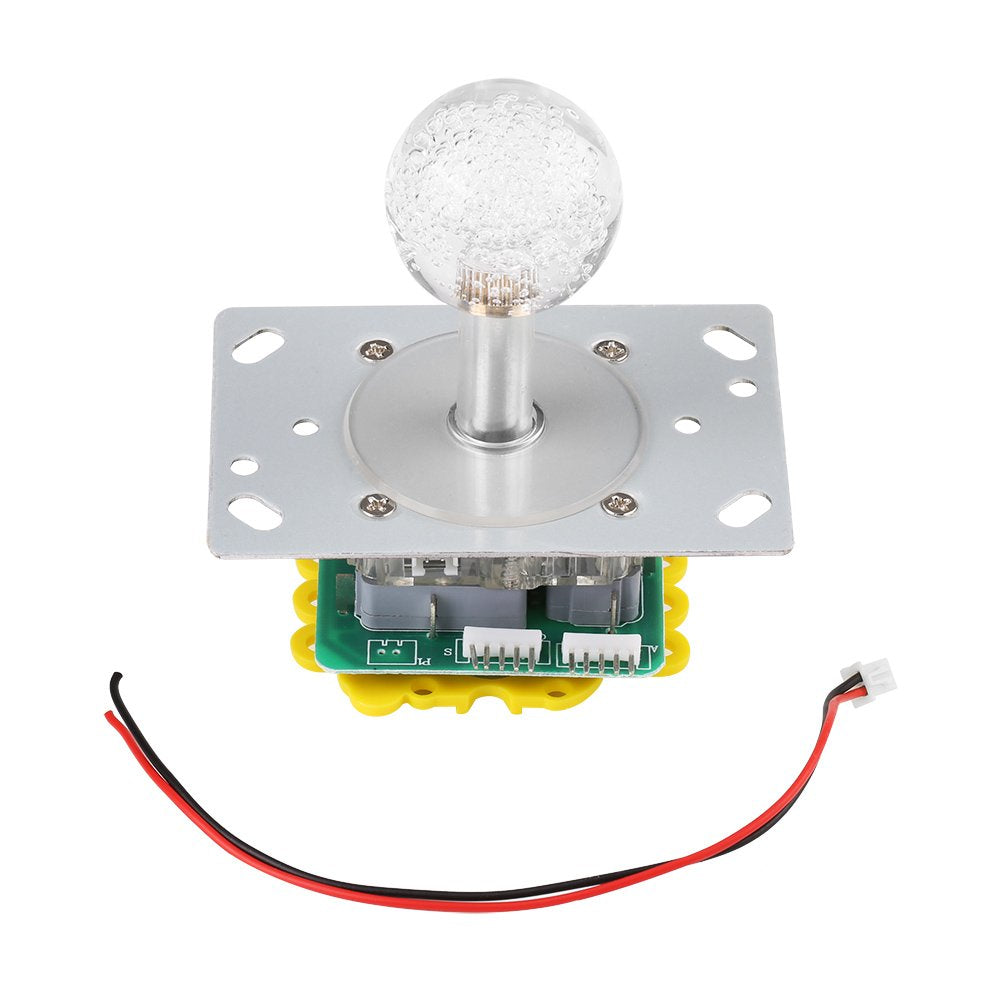 Hilitand LED Colorful Illuminated Joystick Switchable from 4 to 8 Way Operation for Arcade Game DIY