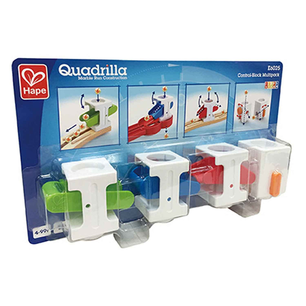 Hape Control-Block Multipack | Educational STEAM Development Marble Run Toys For Children 4 Years And Up, Multi-Coloured Blocks