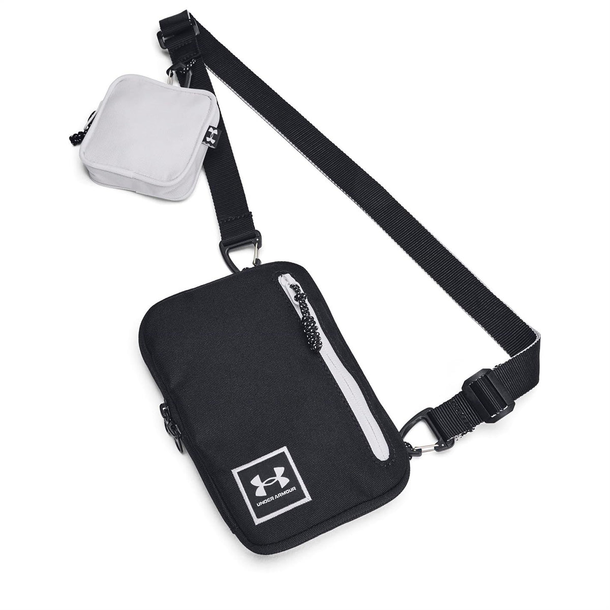Under Armour unisex-adult Loudon Crossbody Small, (001) Black / / White, One Size