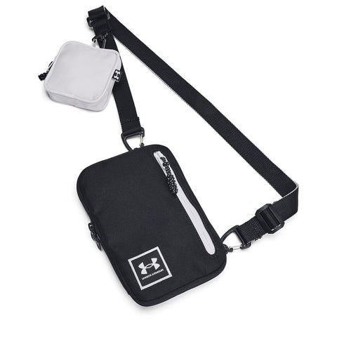 Under Armour unisex-adult Loudon Crossbody Small, (001) Black / / White, One Size