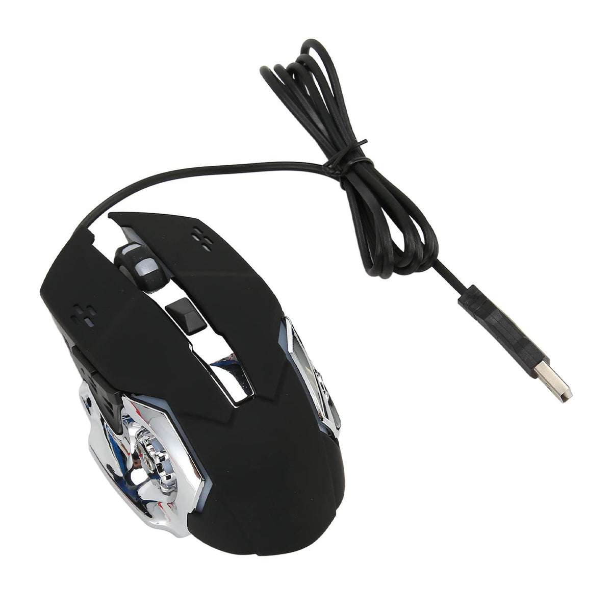 Wired Gaming Mouse Optical Wired Mouse USB Gaming Mice (Black Audible Mouse)