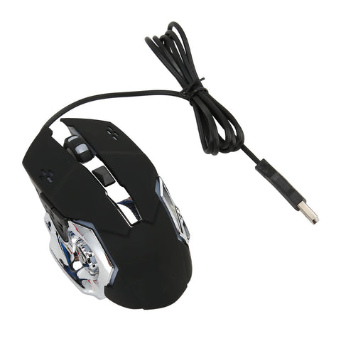 Wired Gaming Mouse Optical Wired Mouse USB Gaming Mice (Black Audible Mouse)