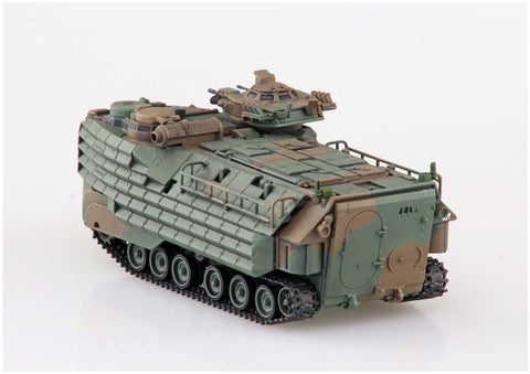 Aoshima Bunka Kyozai 1/72 Military Model Kit No. 21 Ground Self-Defense Force Amphibious Car (AAVP7A1 RAM/RS) Water Mobile Group Plastic Model