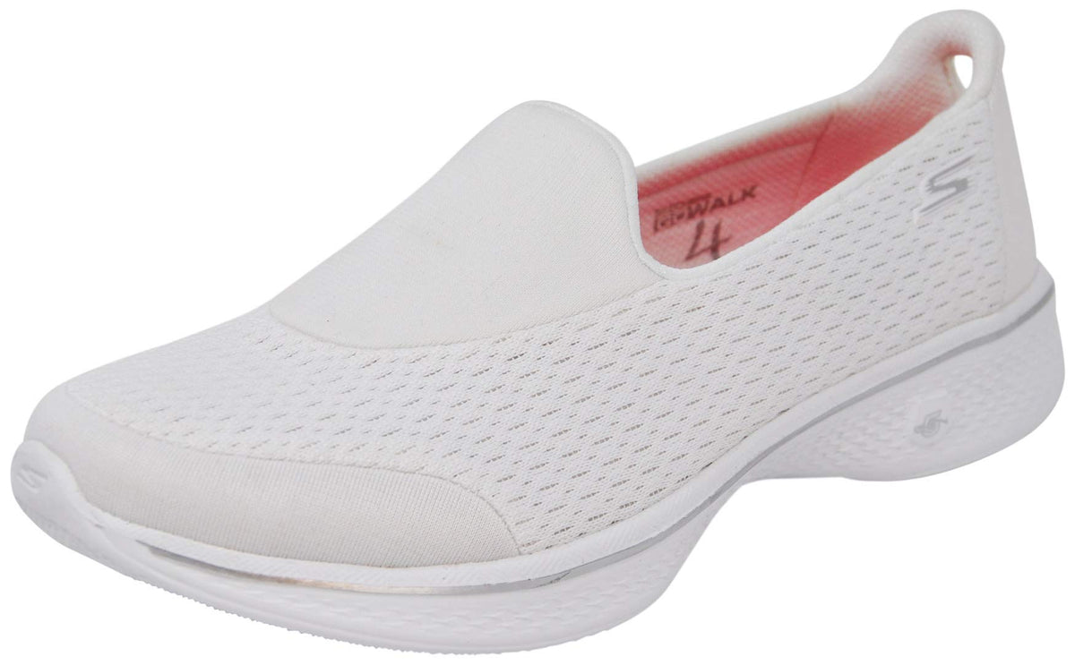 Skechers Performance Women's Go Walk 4 Pursuit White Walking Shoe 9.5 M US
