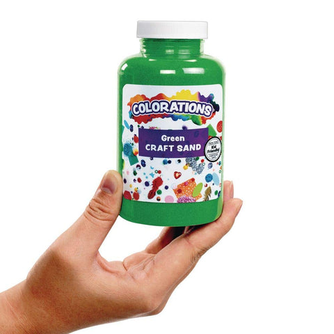 Colorations Colorful Vibrant Sand 22 oz Jar for Arts and Crafts & Play Activity, Light Pink