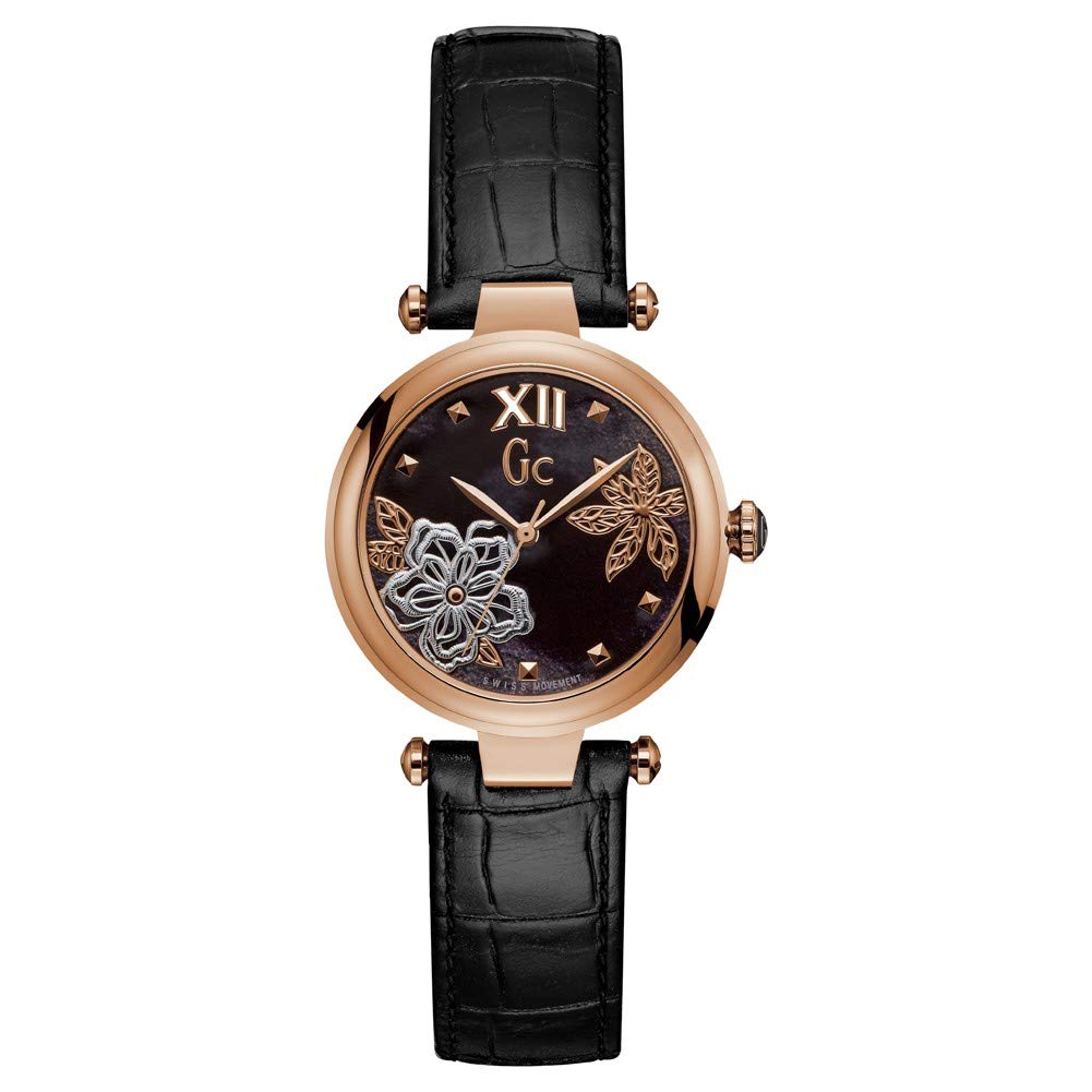 Gc Womens Chic Black Leather Y31007L2