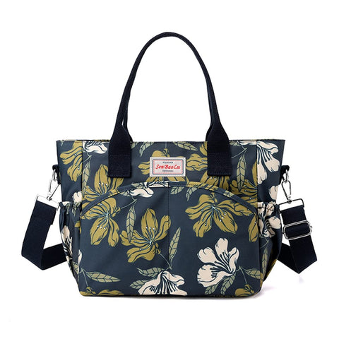 Pealwel Tote Bag for Women Purses and Handbags Top Handle Satchel Oversized Shoulder Handbag (Leaves)