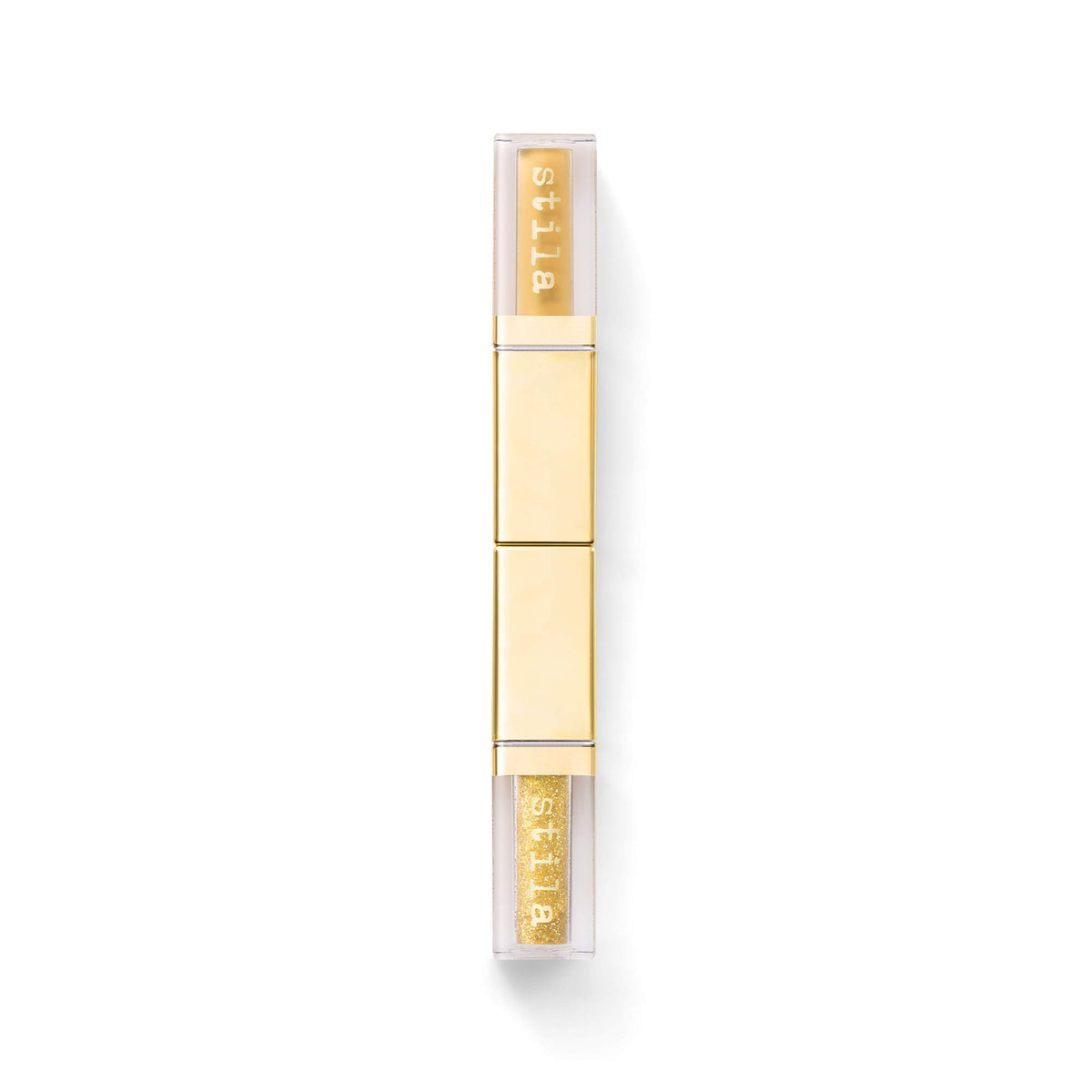 stila Double Dip - Suede Shade and Glitter & Glow Liquid Eye Shadows, Spicy Mustard, 0.14 fl. oz.