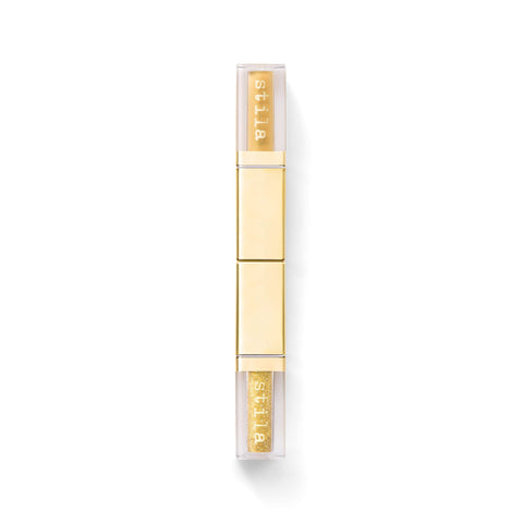 stila Double Dip - Suede Shade and Glitter & Glow Liquid Eye Shadows, Spicy Mustard, 0.14 fl. oz.