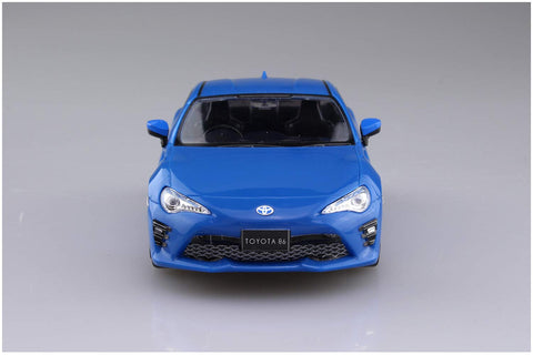 Aoshima Bunka Kyozai 1/32 The snap kit Series Toyota 86 Bright Blue-Painted Plastic Model 03-E