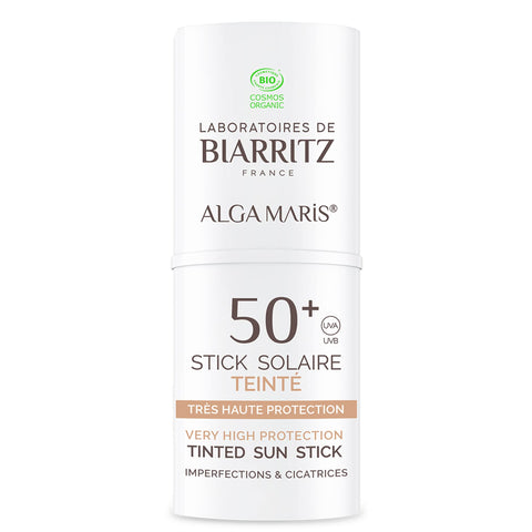 Laboratoires de Biarritz Alga Maris Tinted Sunscreen Stick SPF50+ Organic 9g