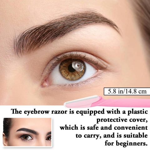 Generic Eyebrow Pencil Set - Waterproof - Long Lasting - Defines, Fills, Shapes Eyebrows - Eyebrow Pencil *1; Eyebrow Razor *1; Eyebrow Stencil *3, Brown #-0419007