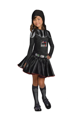 Rubie's Official Girl's Disney Star Wars Darth Vader - Child Costume - Medium Ages 5 -7 Halloween