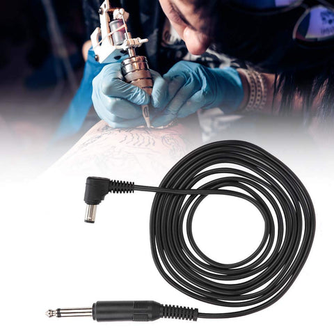 Tattoo Clip Cord, Professional Tattoo Cord Copper Wire Tattoo Power Silicone Hook Line DC Interface Durable Tattoo Pen Cable Cord Accessory for Beginner Tattoo Complete Starter