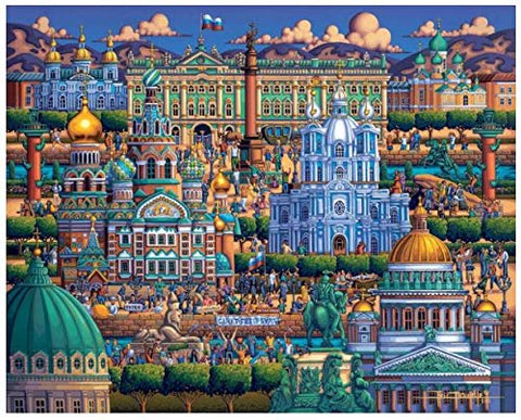 St Petersburg 1000 Piece Jigsaw Puzzle by Dowdle Folk Art