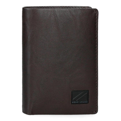 Pepe Jeans Chief Men's Travel Accessory, Black, One Size, Upright Portfolio