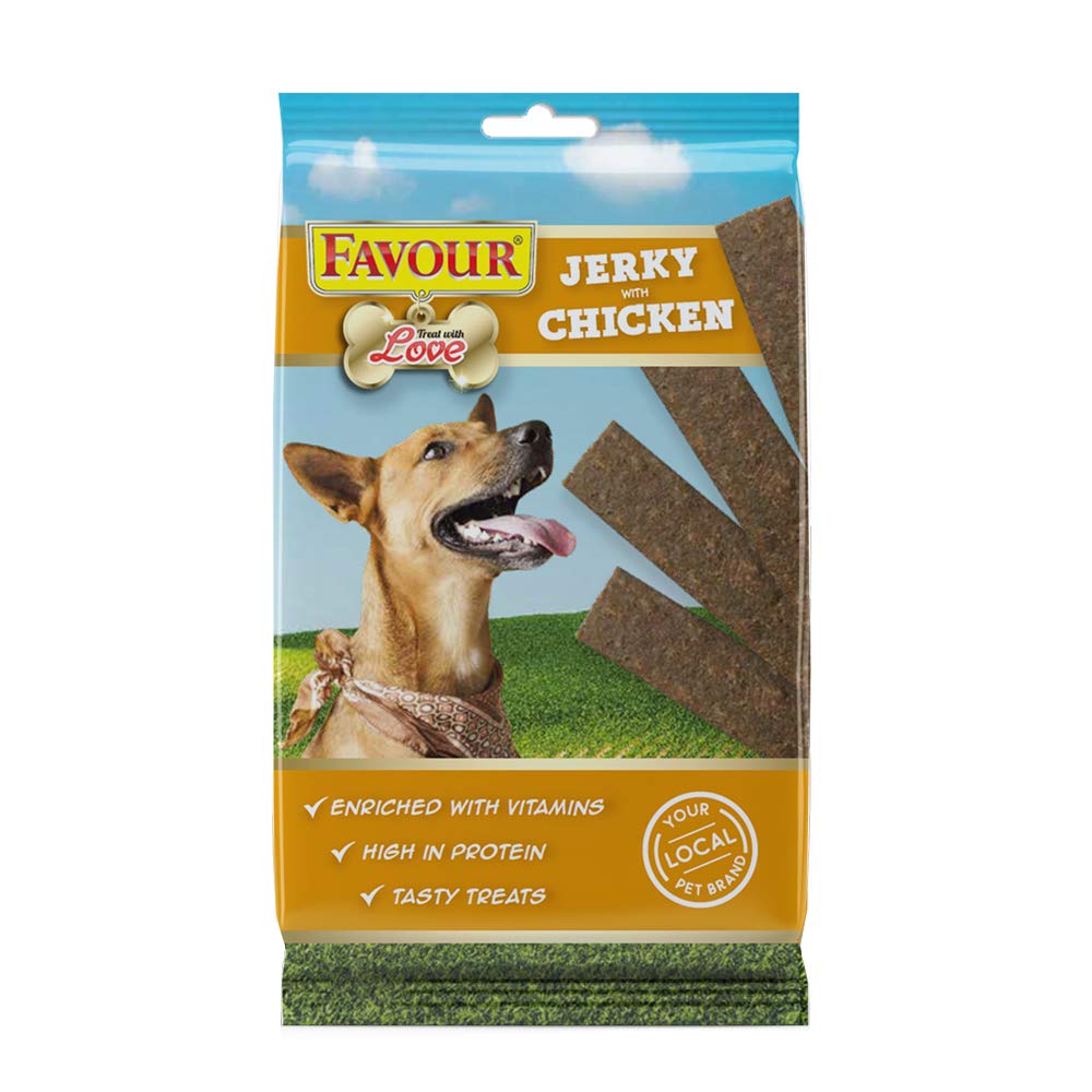 Favour Beef & Chicken Jerky (Chicken, 12 Packs)